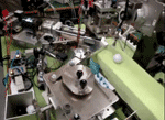 The golf robot using a servo